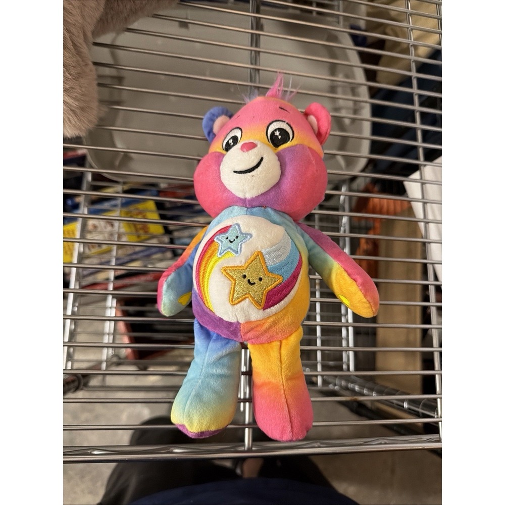 DARE TO CARE RAINBOW CARE BEAR-NEW-FRIENDSHIP*KINDNESS* TYE DYE